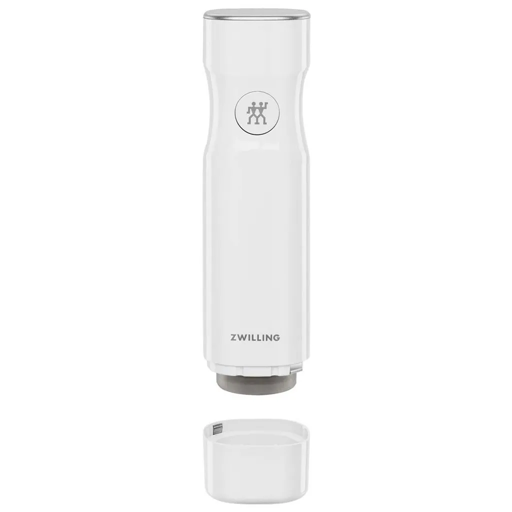 Gardez vos aliments frais avec la pompe sous vide Zwilling blanche nomade