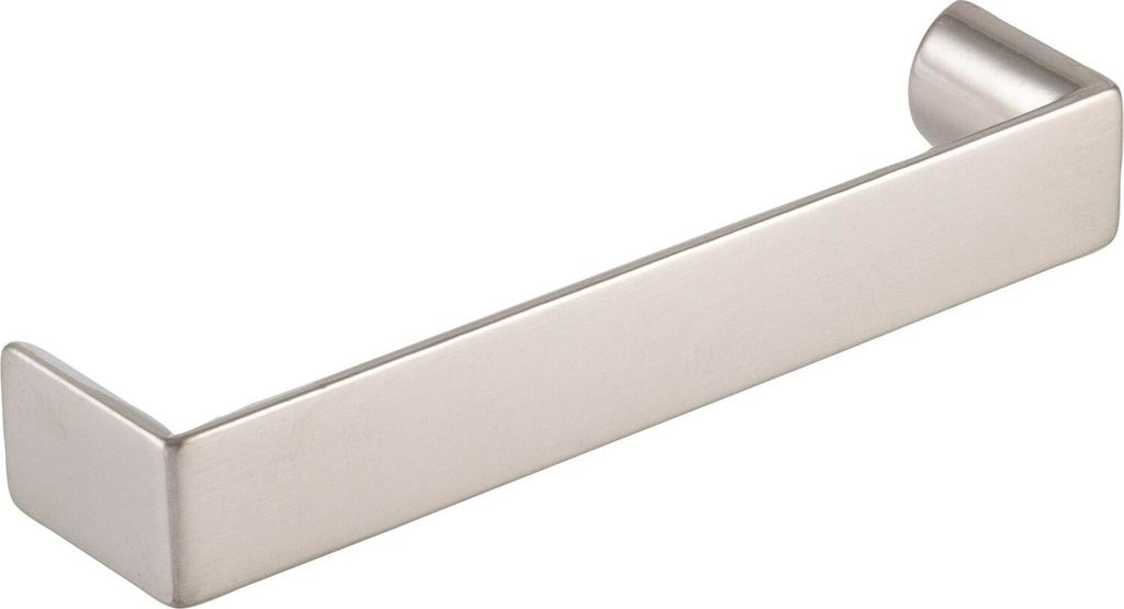 Pamar Griff Foch LA 128 mm, Möbelgriff Schrankgriff Türgriff, modernes Design, Zinkdruckguss Edelstahl Effekt, Breite 136 mm, Höhe 21 mm, Tiefe ...
