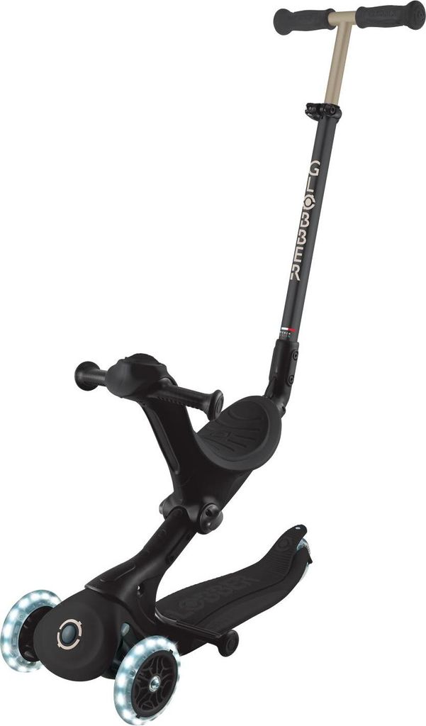 GLOBBER GO-UP DELUXE LIGHTS – 3 in 1 Dreirad, 120/80 mm, Produktbild 