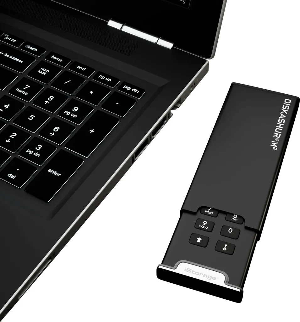Stockage SSD 240 Go pour Télétravail et Voyages diskAshur M2 Sécurisé - 3
