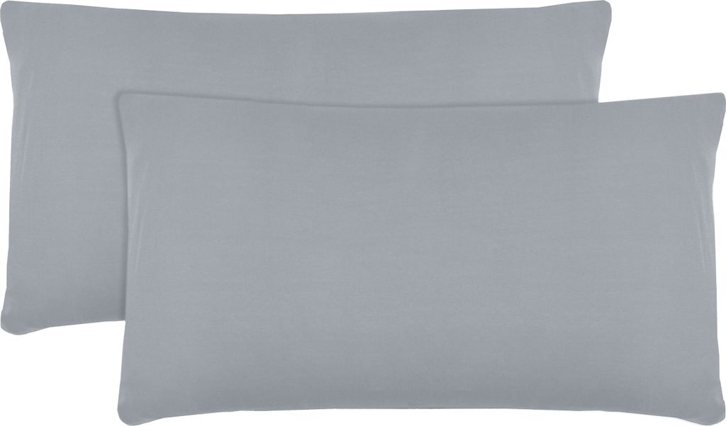 2er Set Feinjersey Kopfkissenbezüge 100% Baumwolle, 40x80 Produktbild 
