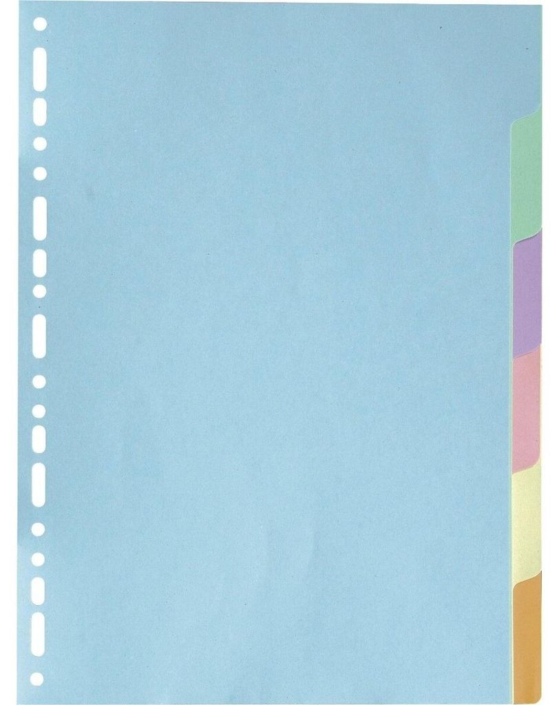 Exacompta 1606E, Mehrfarbig, Karton, Papier, A4, 225 mm, Produktbild 