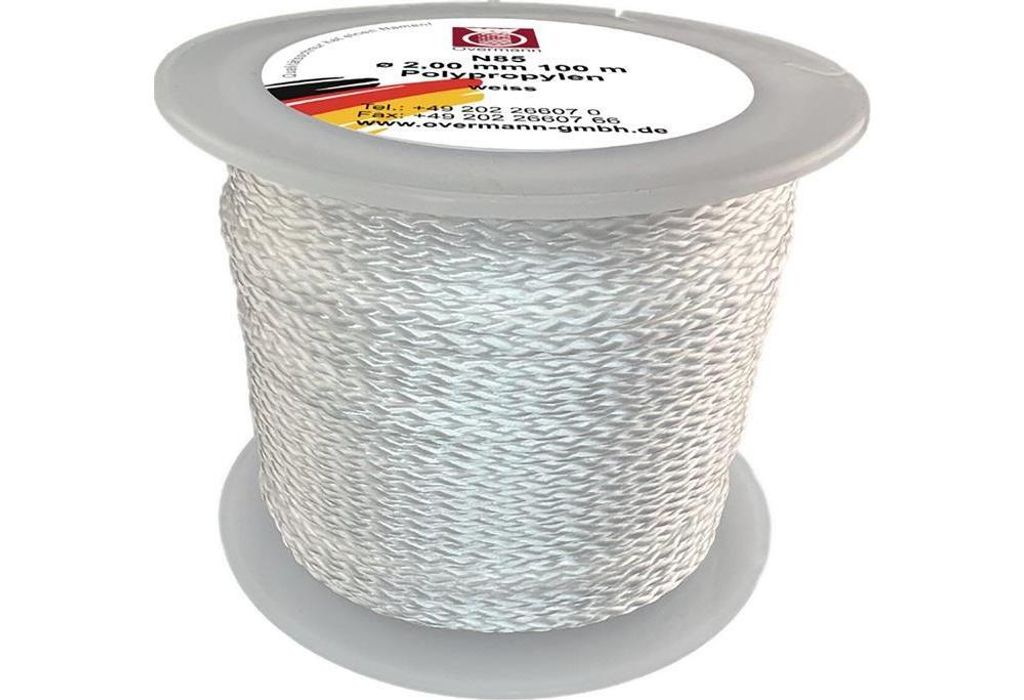 Sznur murarski L.100m D.2mm 65kg PP biały Zdjęcie produktu 