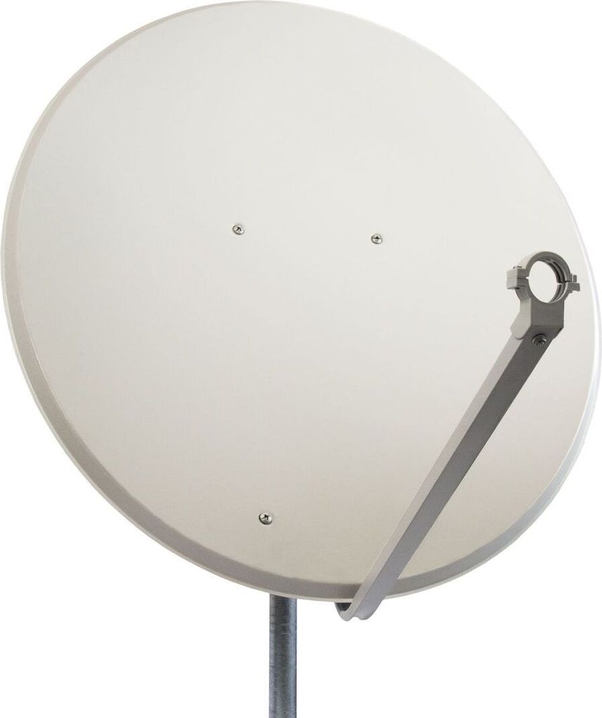 PremiumX PXA100 Satellitenschüssel 100cm Aluminium Hellgrau Satellitenantenne SAT Spiegel