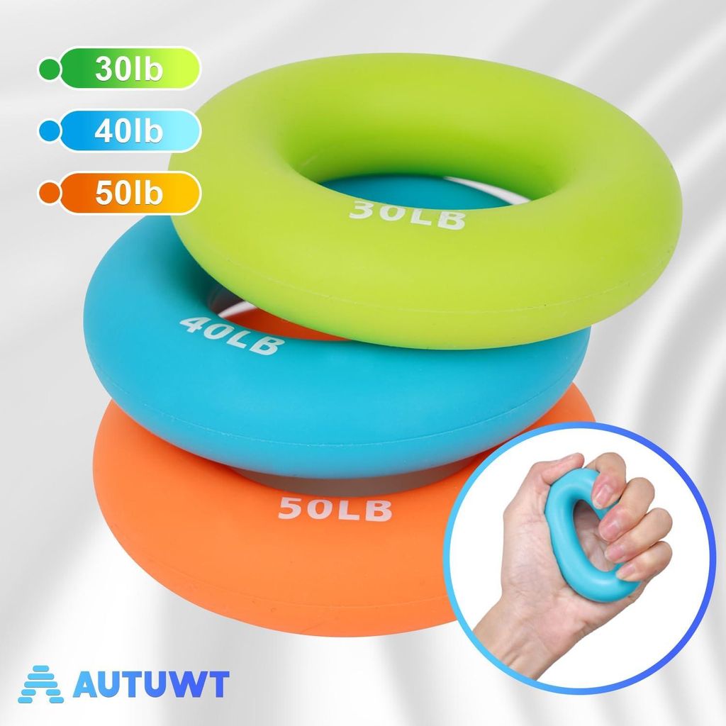 Fingertrainer und Handtrainingsset für Kraft und Koordination - 9 Stück