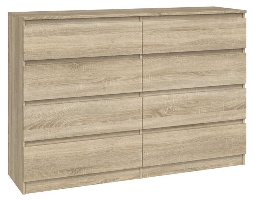 Topeshop M8 140 SONOMA, Eiche, 8 Schublade(n), Produktbild 
