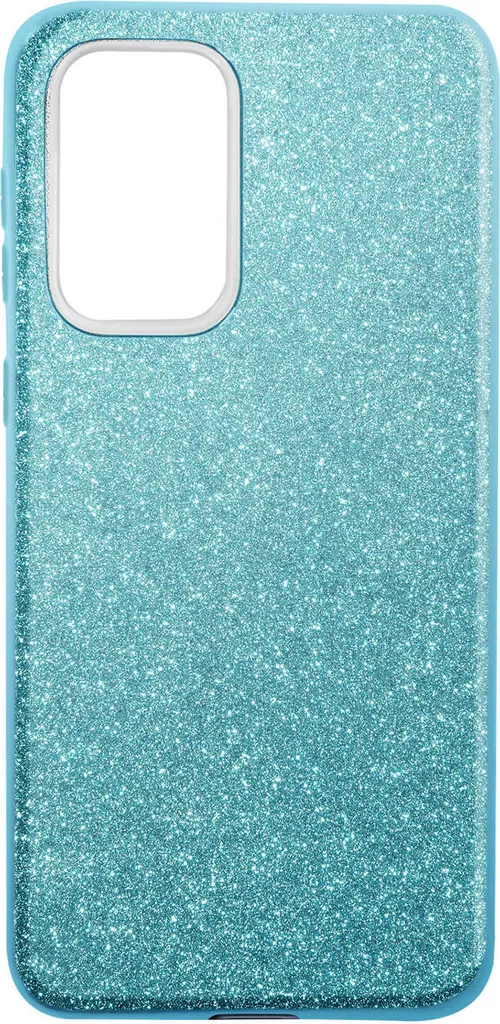 Custodia Samsung Galaxy A33 5G Blu Glitter | Cover Morbida Gel