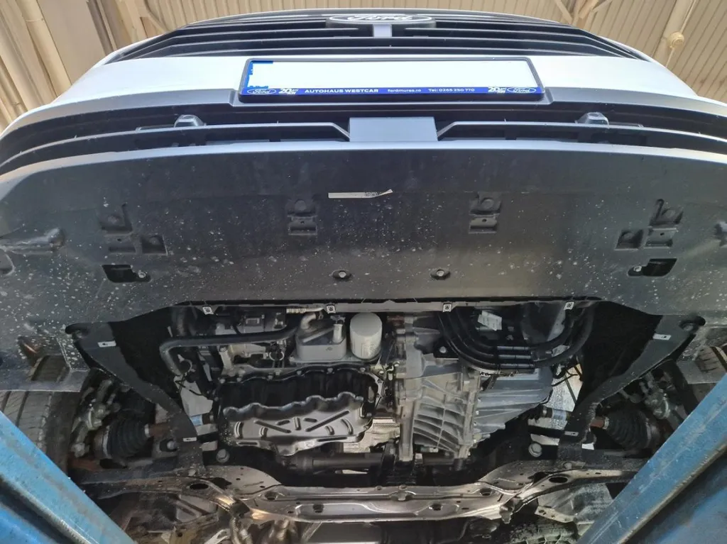 Plaque de protection robuste en acier galvanisé Ford Transit Custom