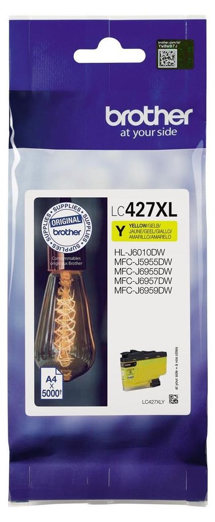 Brother Yellow Ink Cartridge - 5000 Pages Immagine del prodotto 