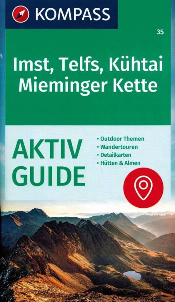 Imst, Telfs, Kühtain, Meminger Kette. Wasserdichte Touristenkarte 35. Kompass