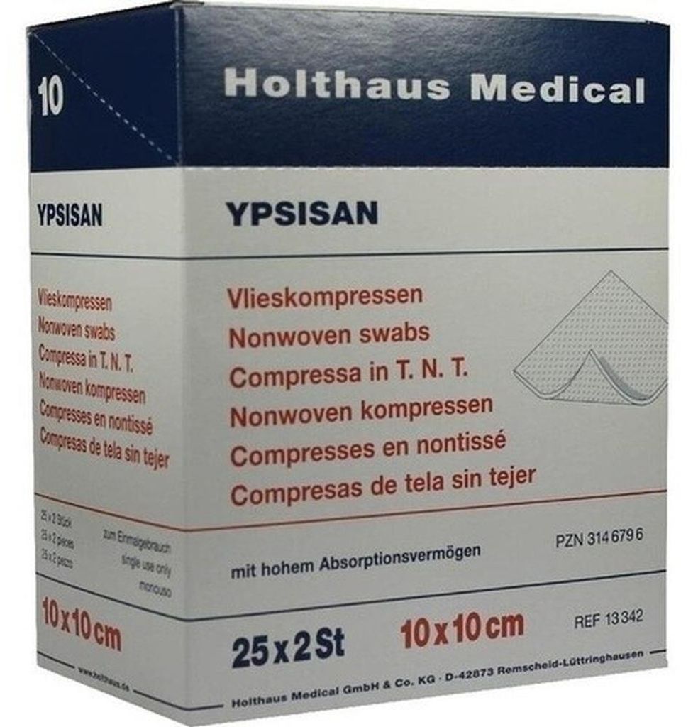 Holthaus Medical Ypsisan wondverbanden, niet-klevend, 10 x Productafbeelding 