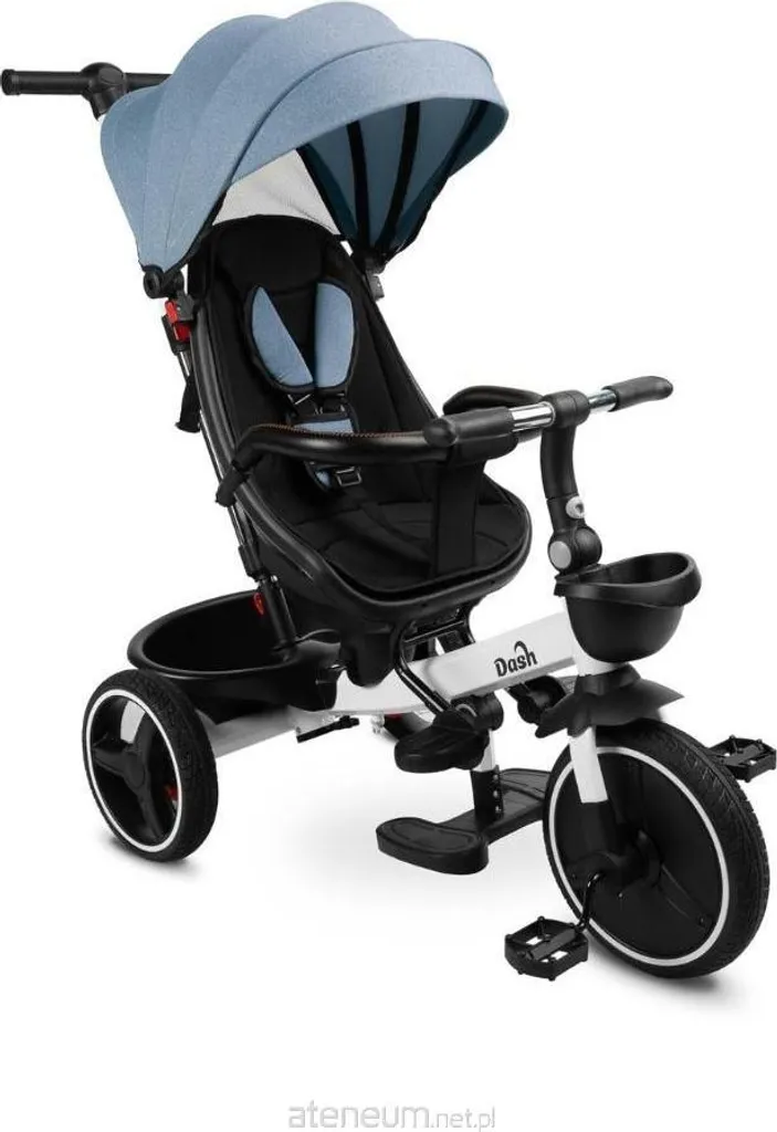Vélo à 3 roues Dash bleu pour enfant : tricycle évolutif et stable