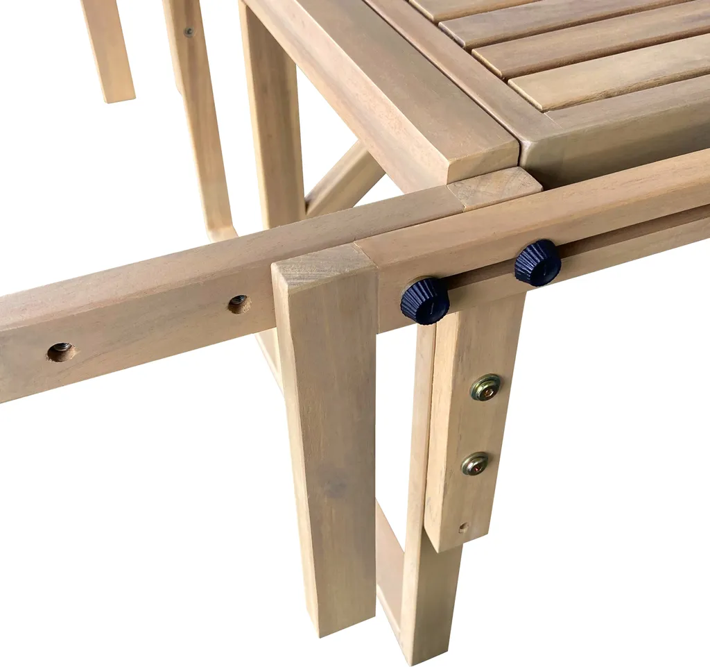 Table de balcon suspendue SUMBA - Solution gain de place sans perçage - 4
