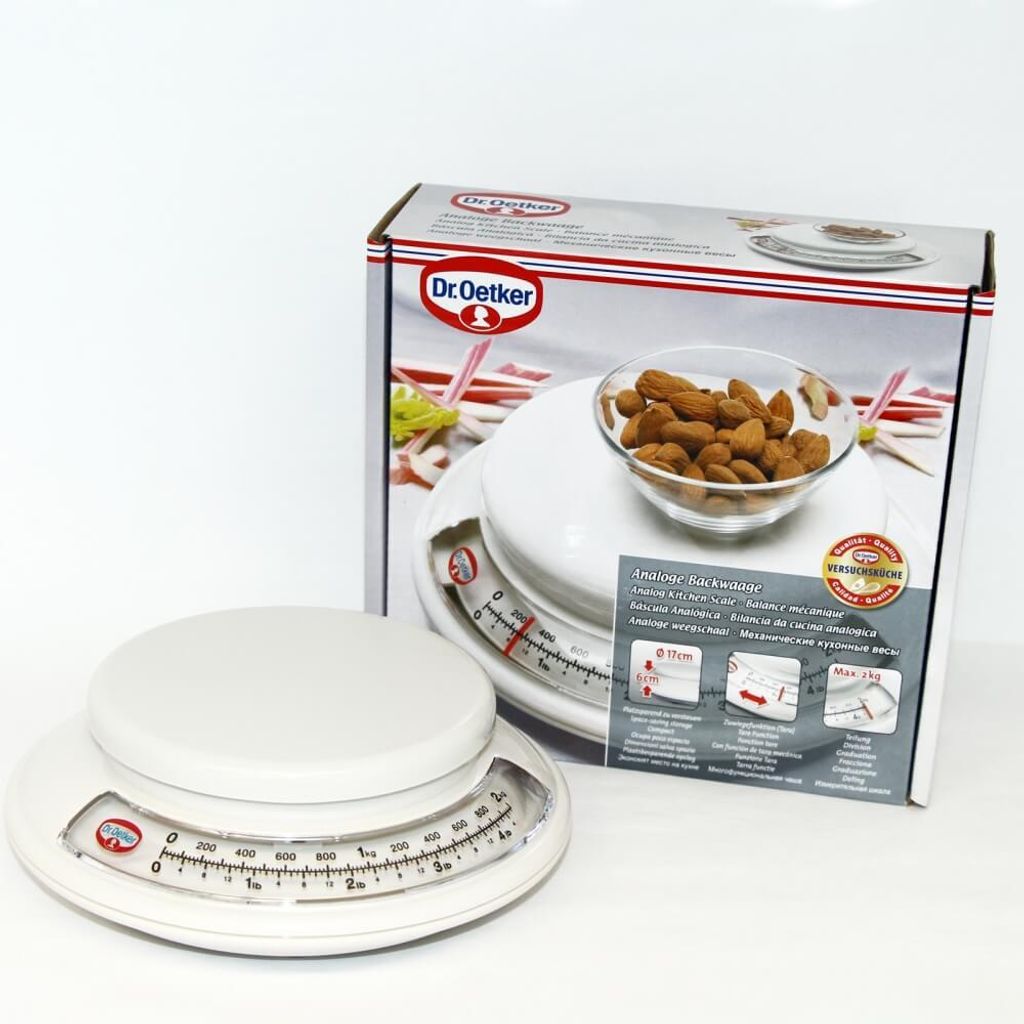Dr. Oetker - Balanza analógica para utensilios de cocina y Imagen del producto 