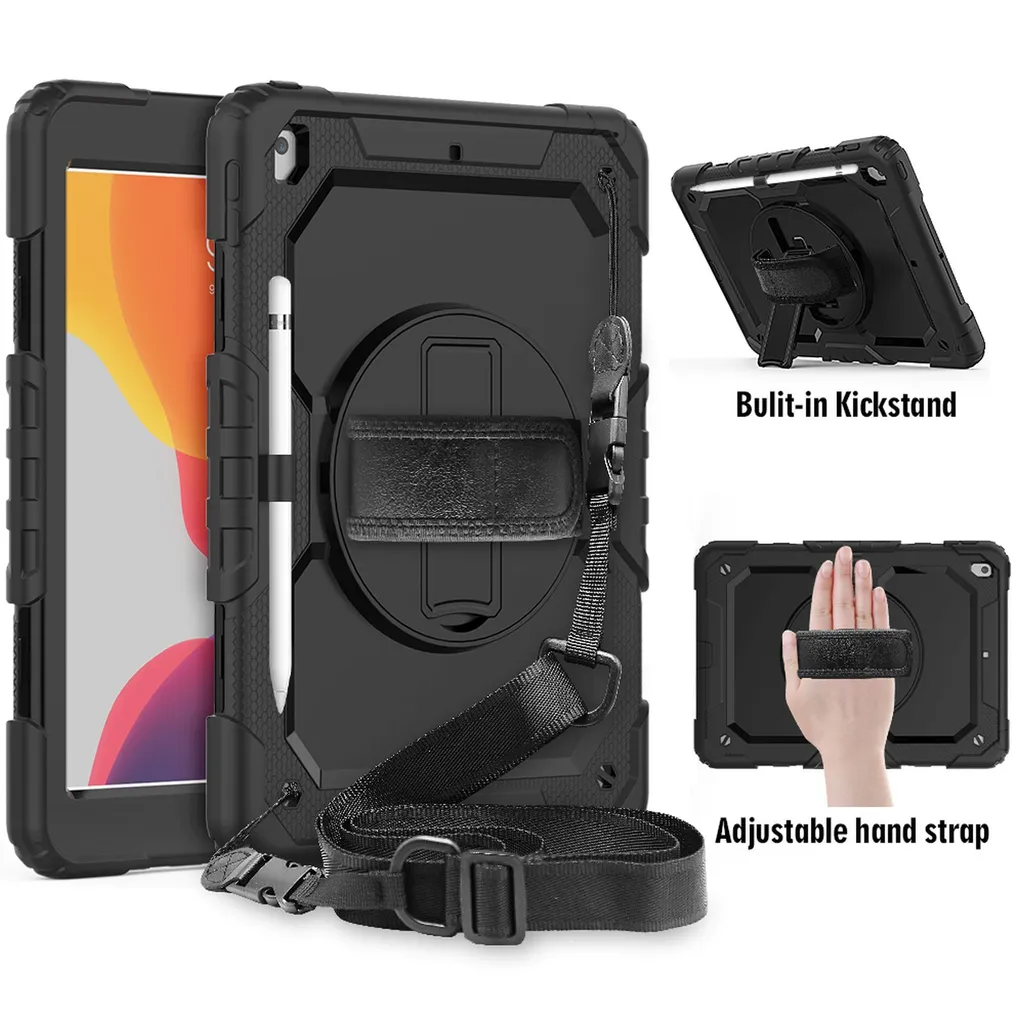 Coque Blindée iPad 7ème Génération 10.2 2019 avec Dragonne Intégrée - 2