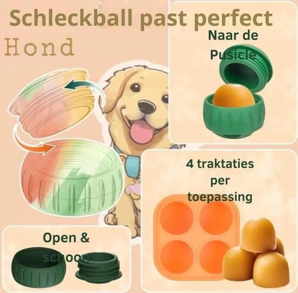Jouet interactif pour chiens et balle rechargeable garnissable