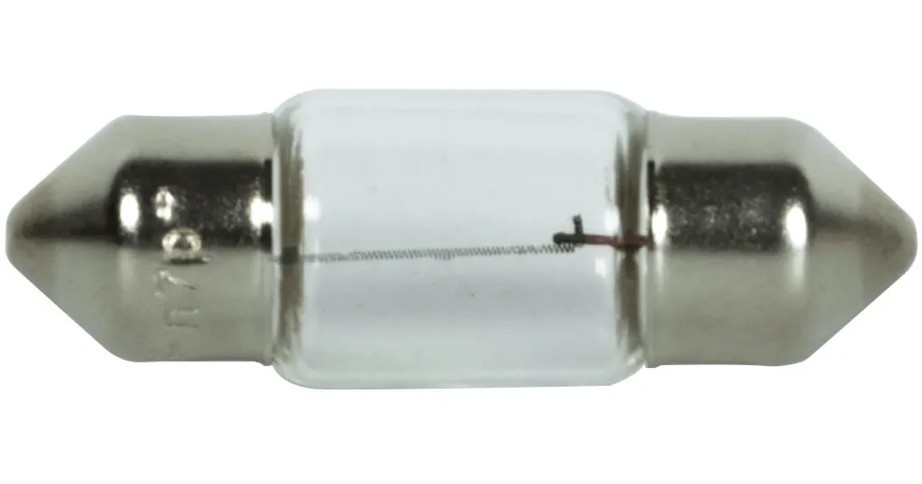 Osram 6438 12V 10W Original Line - Kit 10 Lampadine Auto Siluro 31mm