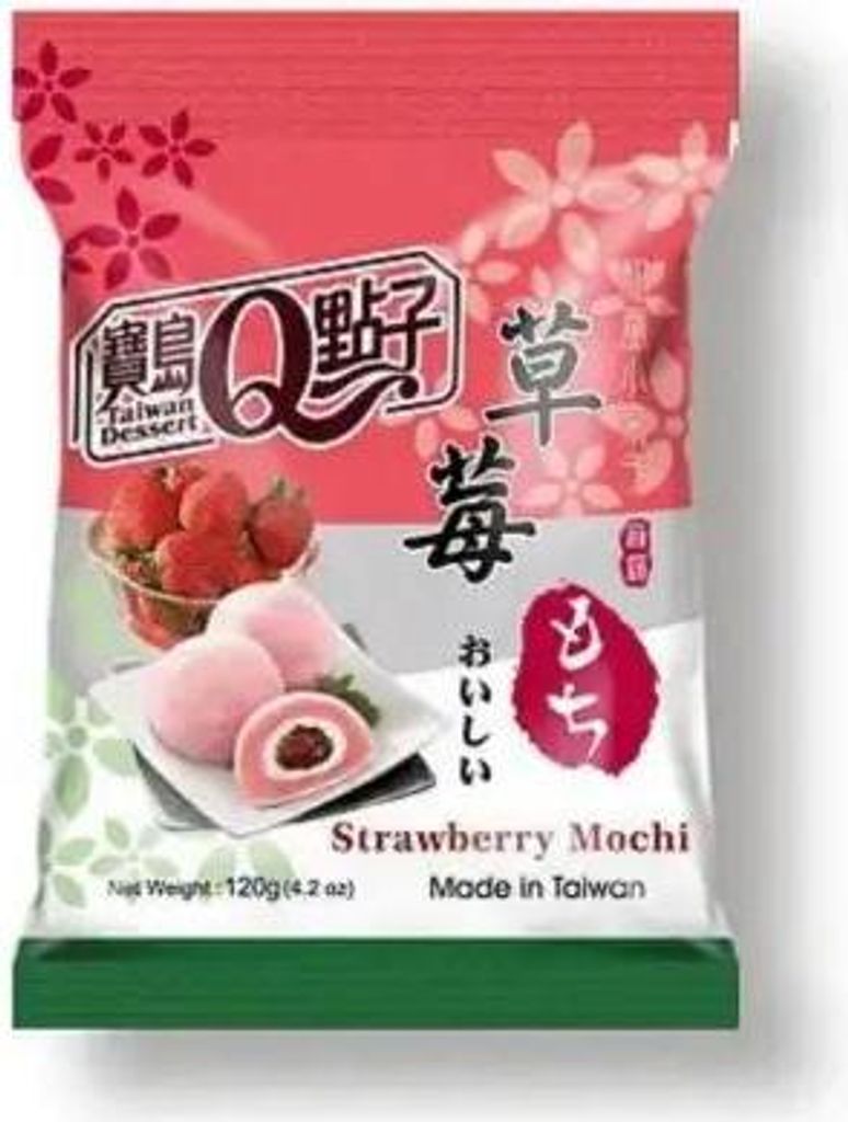 Taiwan Dessert Mochi Erdbeere 120g