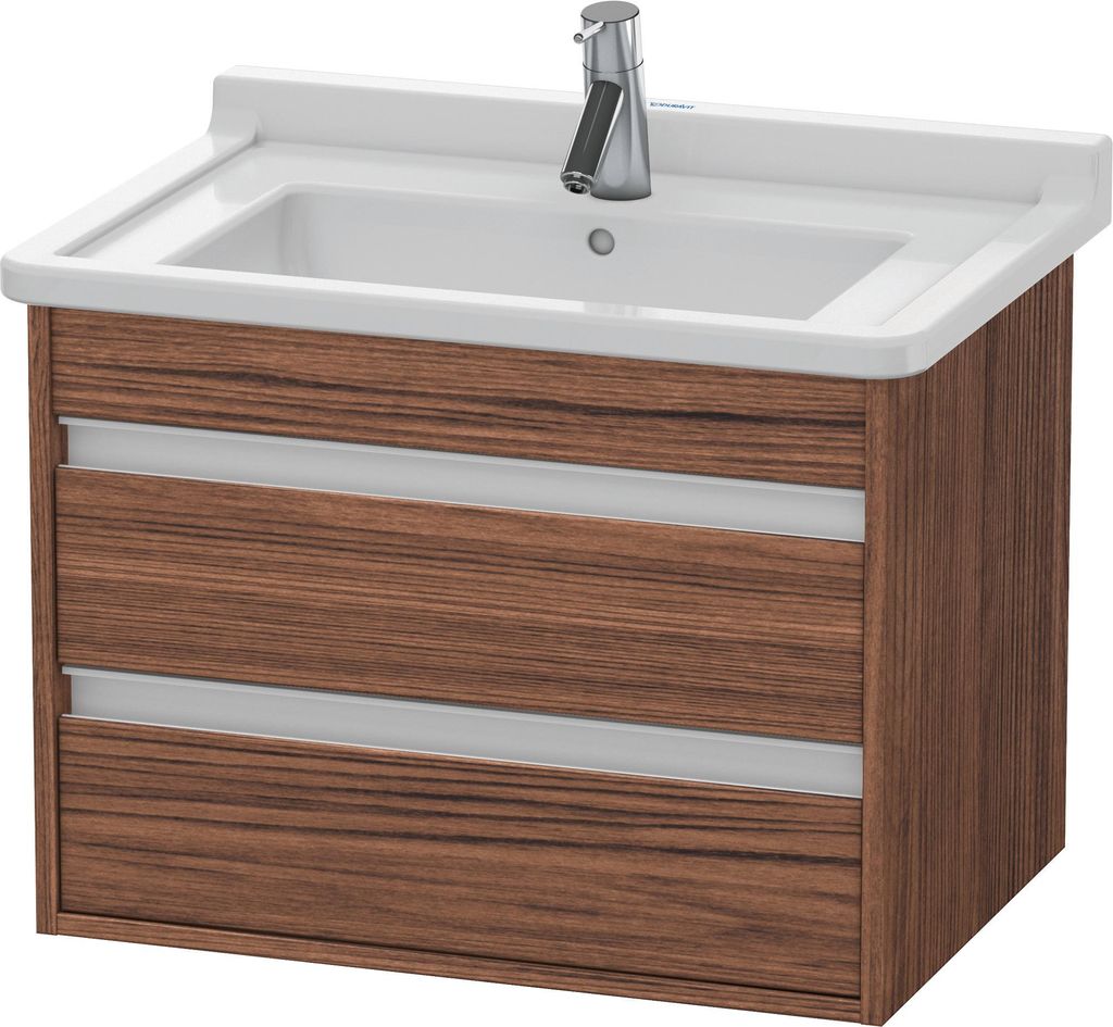 Duravit Ketho Waschtischunterbau wandhängend, 650x480x455 mm, 2 Schubkästen, für Starck 3 030470, KT664302121