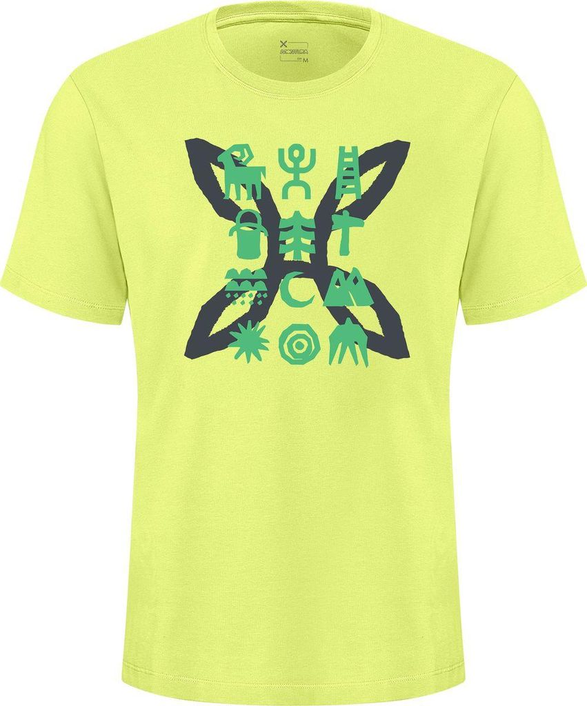 Montura ROCK PAINTING T-SHIRT (MTGC04X) - Herren T-Shirt, Farbe:202-SUNNY LIME, Größe:S
