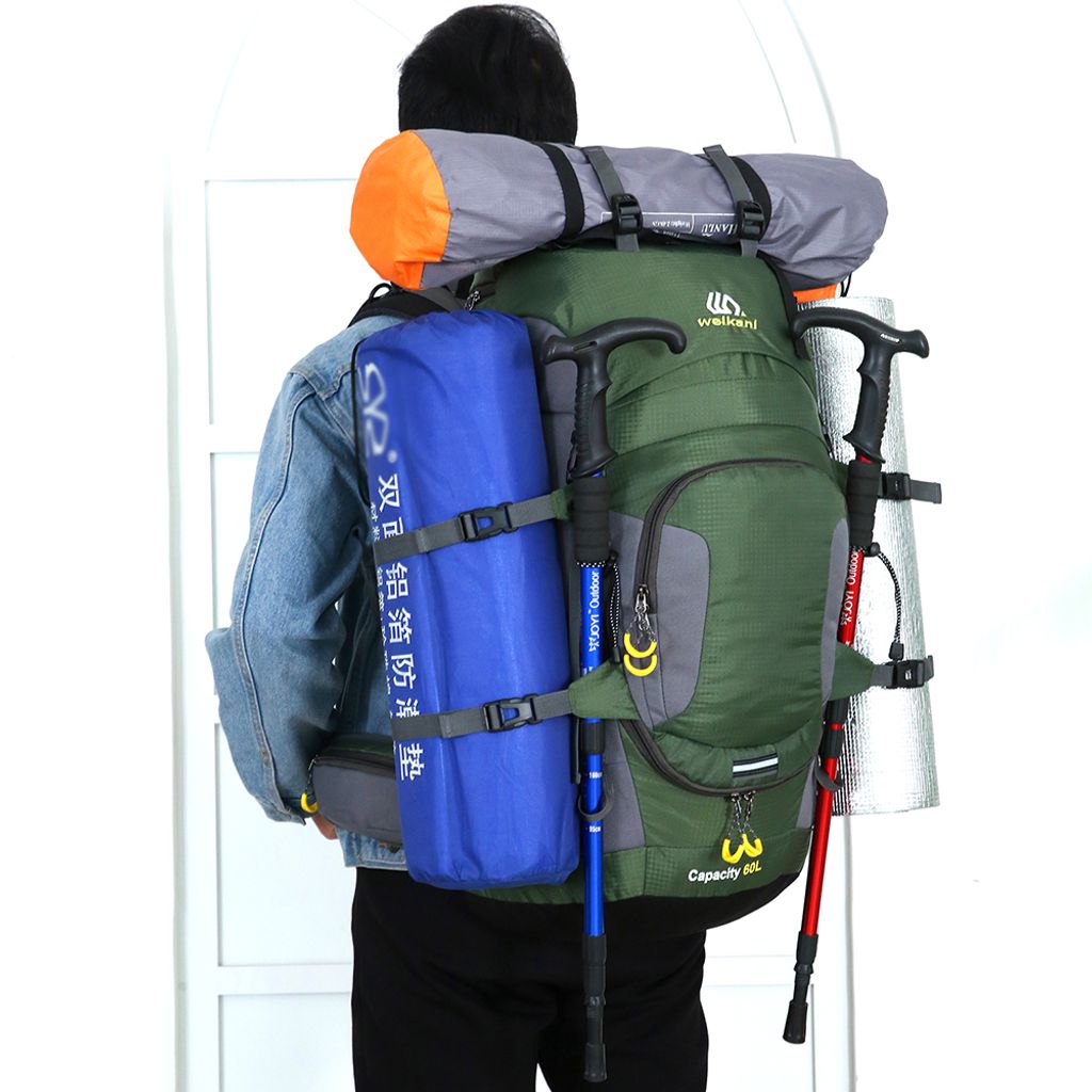 Rucksack Damen Herren Wanderrucksack Outdoor Camping Reise Trekking Sporttasche 