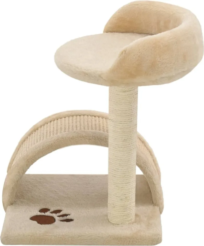 Tiragraffi Gatti Economico vidaXL 40cm | Sisal Beige e Marrone - 4