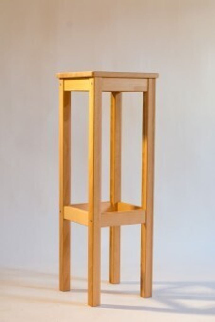 Barhocker Bistrohocker Blumenhocker Hocker kernbuche massiv H 85 cm