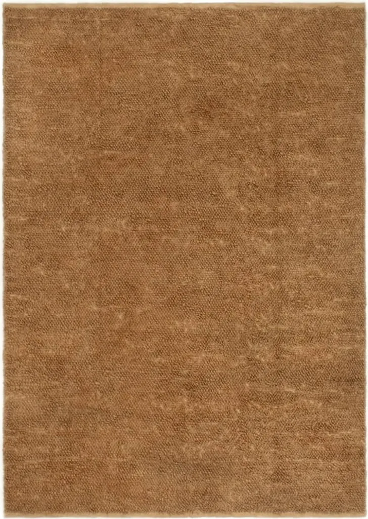Tapis de couloir en fibres naturelles jute et coton bouclé 80x160