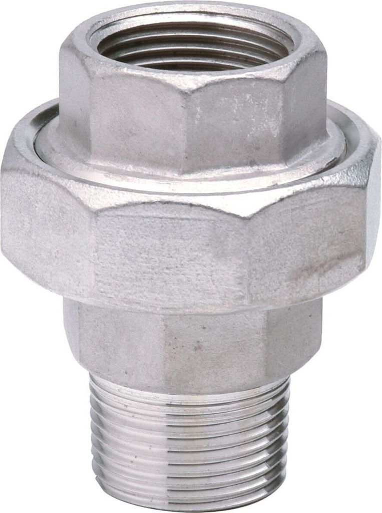 Edelstahl Fitting Verschraubung 3/4 Zoll IG/AG konisch Gewindefitting