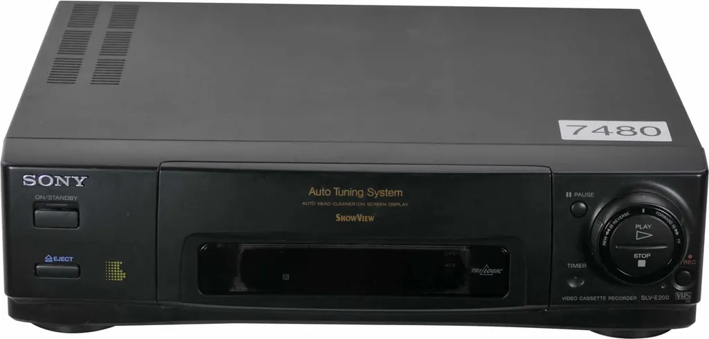 Sony SLV-E200 Magnétoscope Haute Qualité avec Système Auto-Cleaning VHS HQ