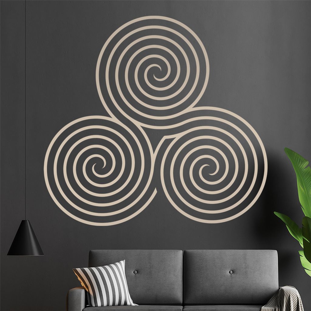Irrgarten III Wandtattoo in 6 Größen - Wandaufkleber Wall Sticker - Dekoration, Küche, Wohnzimmer, Schlafzimmer, Badezimmer
