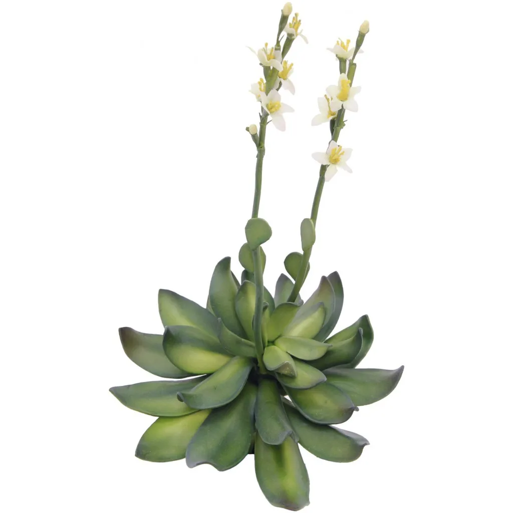 Plante Artificielle Succulente Jaune Rose de Pierre en Mousse EVA