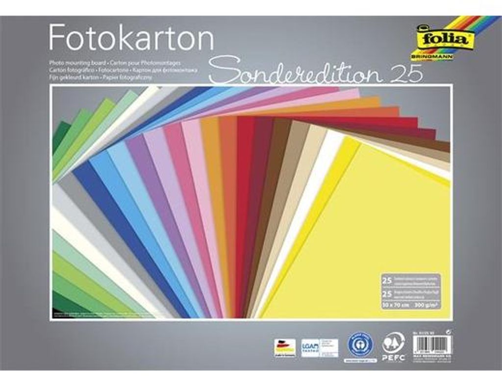 folia 61/25 99 fotokartón folia, (š)500 x (v)700 mm, 300 Obrázok produktu 