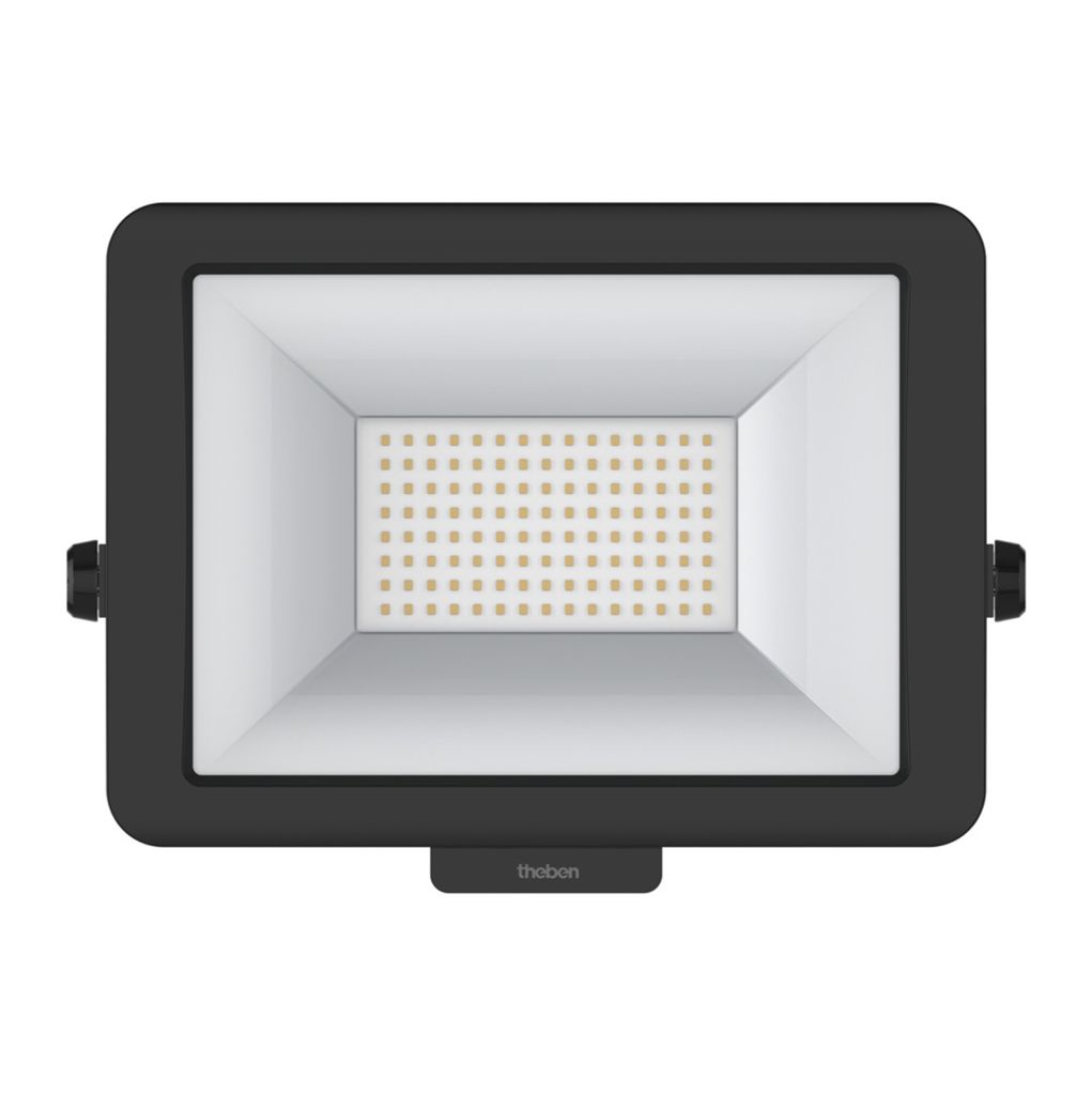 Theben theLeda B50L BK - LED-Strahler für den Außenbereich, 360° drehbar,schwarz