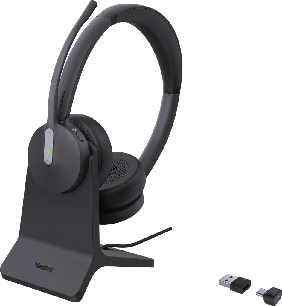 Yealink BH70 Dual Teams Casque Bluetooth avec Support de Charge USB