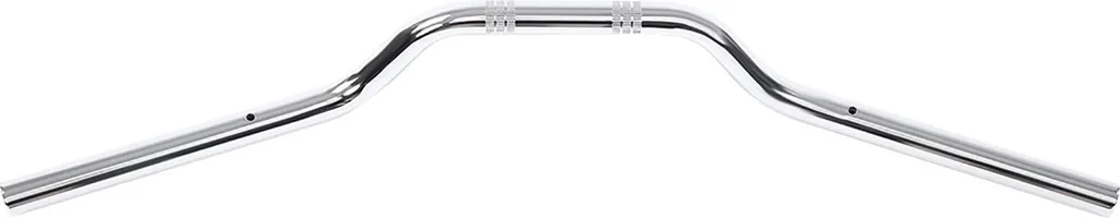 Guidon de Moto Tracker 22mm Chrome - Améliorez votre Confort de Route