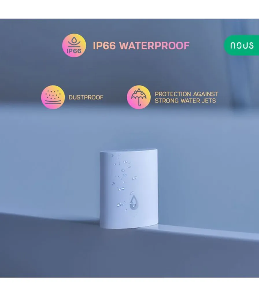 Nous E4 Zigbee Capteur de fuite d'eau intelligent haute précision blanc - 13