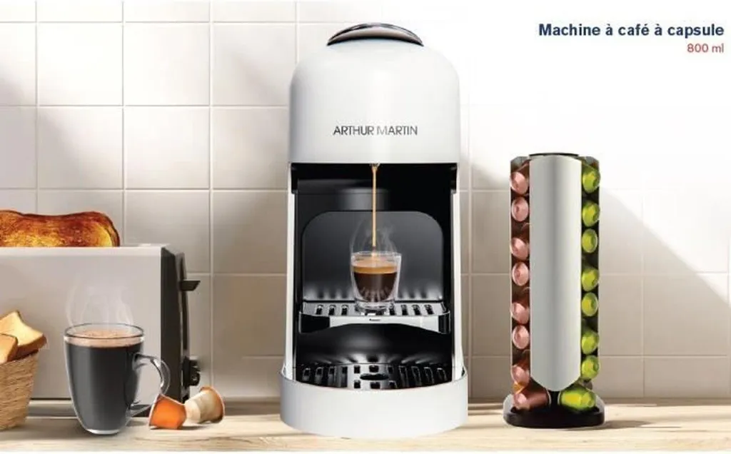 Machine expresso 20 bars Arthur Martin AMN230B : Le café parfait blanc - 6