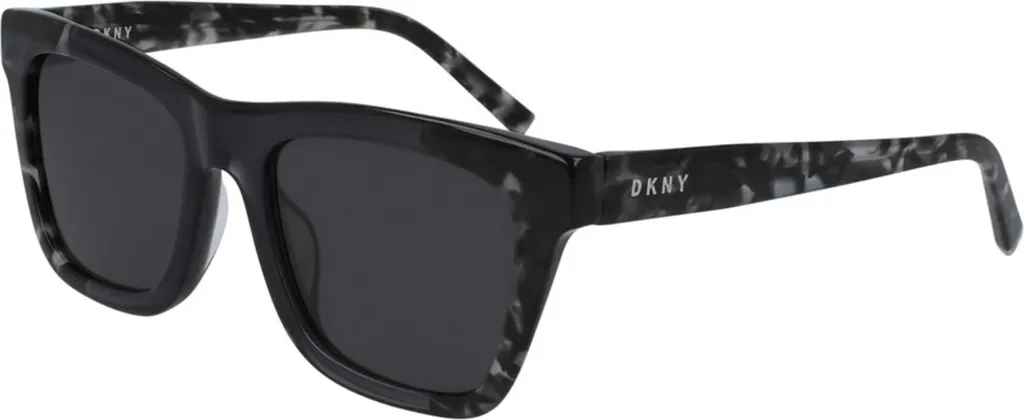 Lunettes de soleil DKNY DK529S 001 Noir brillant pour femme élégante