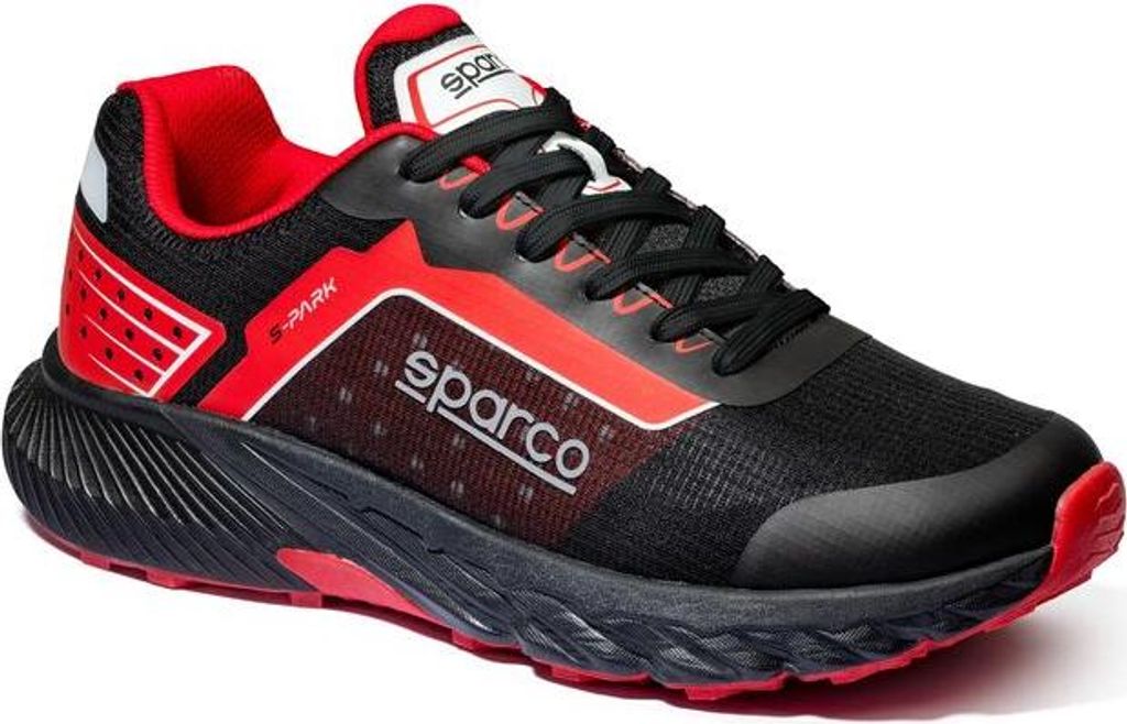 Sicherheits-Schuhe Sparco S-PARK SEPANG 42 Schwarz Rot