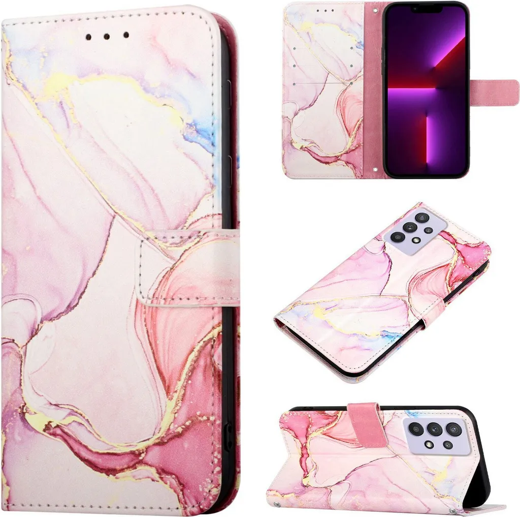 Custodia Galaxy A52 Marmo Rosa Bianco: Perfetta per Mamme Dinamiche