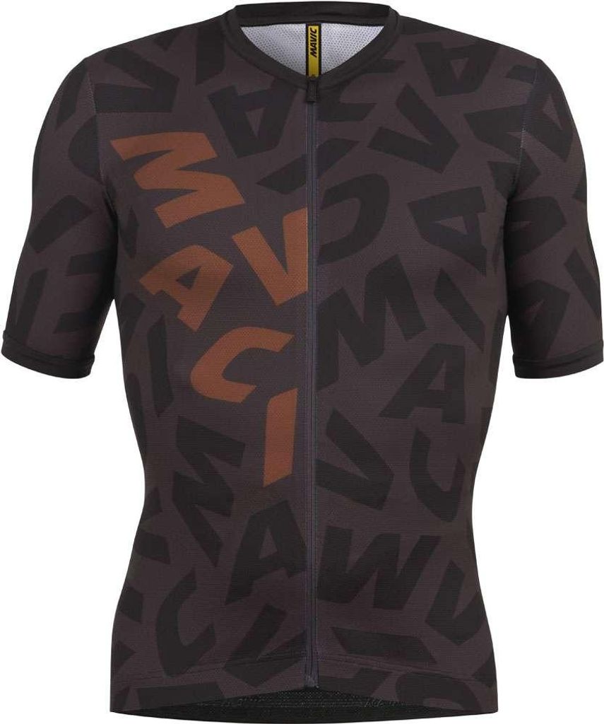 Mavic Aksium Graphic Kurzarm-radtrikot Schwarz S Mann Schwarz S