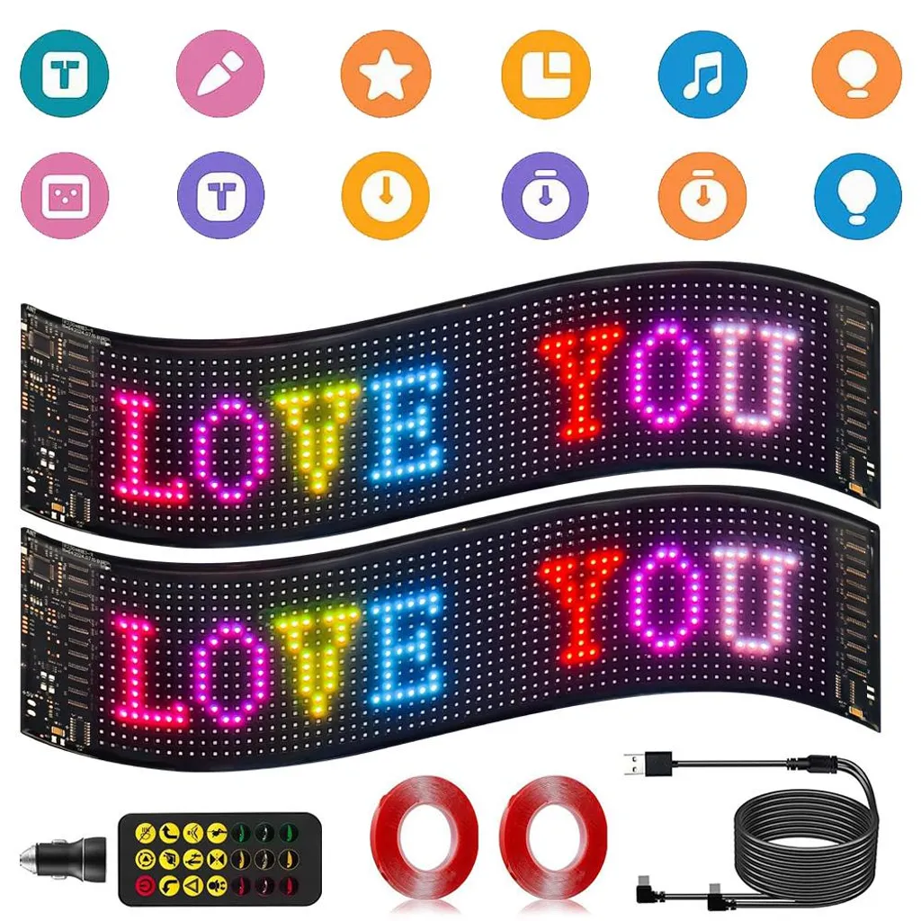 Yeux LED Programmables Devil Eyes avec App Bluetooth pour Pare-brise - 8