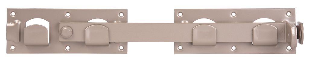 Alberts DURAVIS Doppeltorüberwurf | perlbeige duplexbeschichtet RAL 1035 | Größe 423 x 70 mm