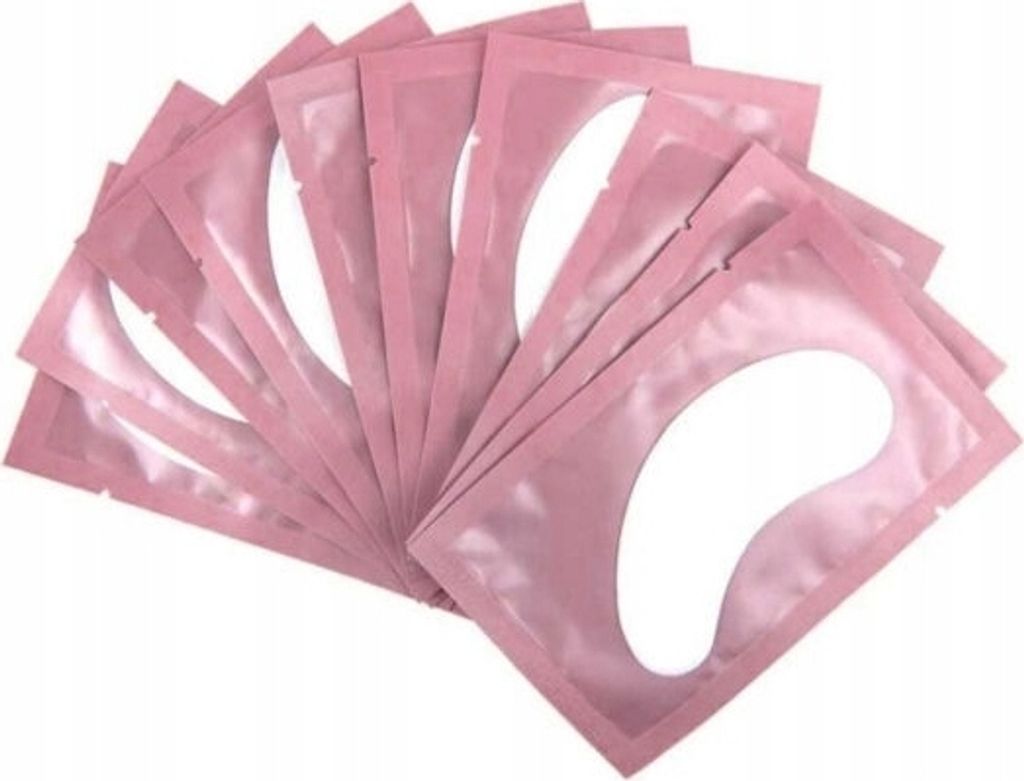 GEL-Augenpads für Wimpernverlängerungen Pink 100Stk.
