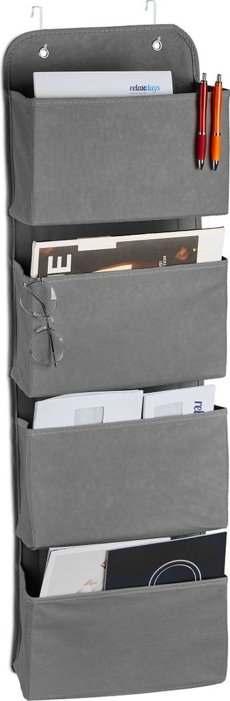 3 x Hängeorganizer, 4 Fächer, Tür Organizer mit Haken zum Produktbild 