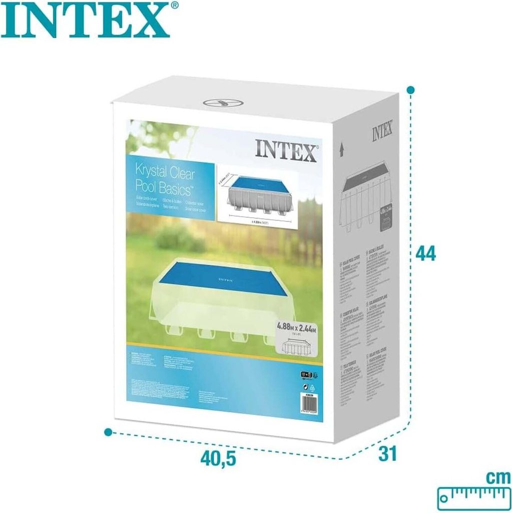 INTEX 28029 - Solarabdeckplane für Frame-Pools 488x244cm Produktbild 