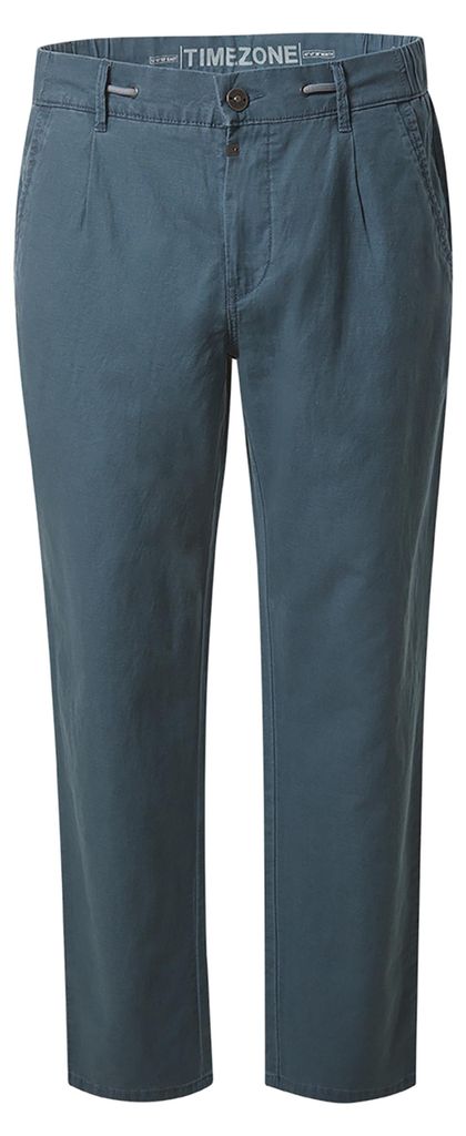 Timezone Klassische Chinohose Einfarbig Eingrifftaschen Modisch Größe: 33W / 32L