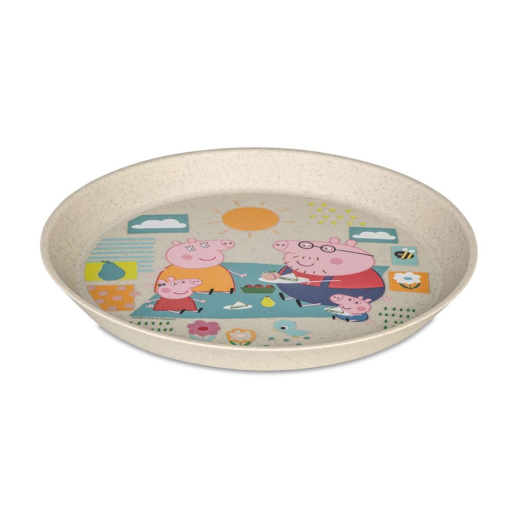 Mepal - Set di stoviglie per bambini Mio Little Dutch - 3 pezzi, con bottiglia per imparare a bere e cucchiaio educativo - Lavabile in lavastoviglie - Little Farm