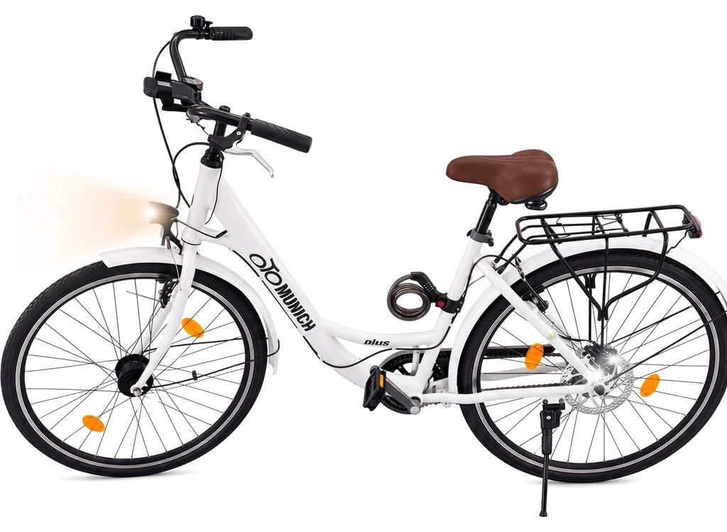 oToMUNICH 1-GANG, Base Spotless White 28 Zoll Fahrrad Produktbild 